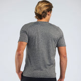 Model wearing Glides Active T-Shirt in Gray.